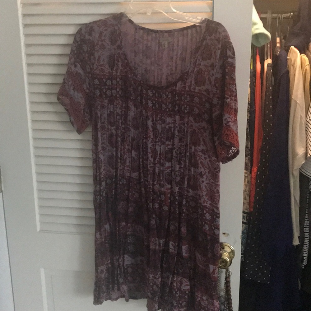 Vintage dress! Purple and pink.